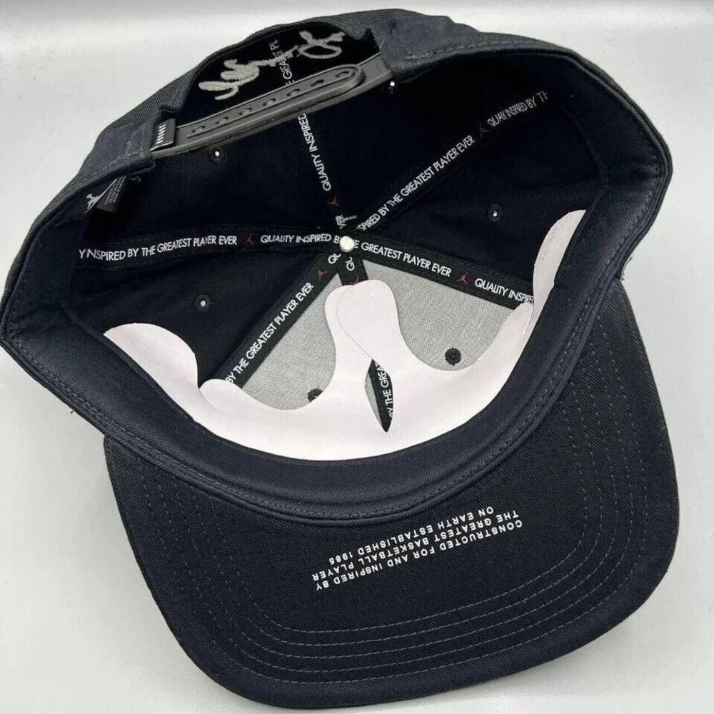 Air Jordan x Clot Hat Men Black Edison Chen Jumpman Snapback Cap Bulls New